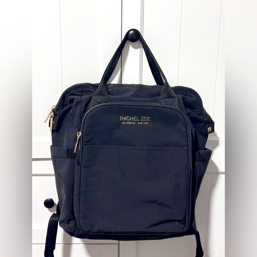 🆕 Rachel Zoe Diaper Backpack Bag w/ Changing Mat & Thermal Compartment 🖤 BNWOT